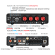 Підсилювач Douk Audio M4 багатозонний 4-канальний 50Вт*4  - підтримка Line-Out та Line-in Bluetooth USB Колір Чорний